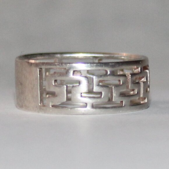 Sterling Silver Open Work Ring - Picture 3 of 7